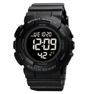Спортивные мужские наручные часы Skmei 2081 Черный с черным 9006996 фото