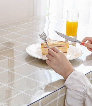 М'яке скло Силіконова захисна скатертина для столу і меблів Soft Glass (2.9х1.0м) Товщина 2мм Прозора 1461028 фото