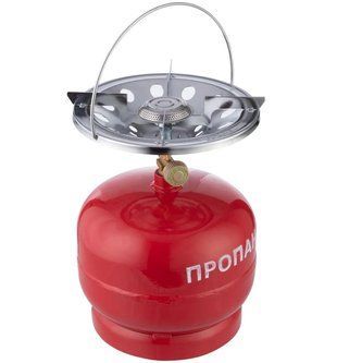 Туристическая газовая горелка с баллоном (5 л) Intertool К1 GS-0005 900975 фото