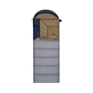Туристический одноместный спальный мешок с капюшоном Naturehike Sunny Day PL02 U450 CNK2550WS028 (3.9&deg;C)левый Голубовато-синий 7189721 фото