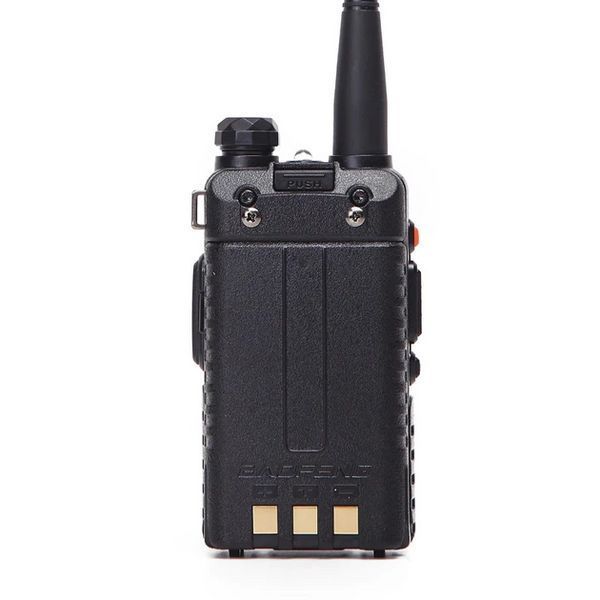 Портативна радіостанція Baofeng UV-5R 5W USB-C Li-Ion акумулятор 1800 mAh (Чорний) 722074 фото