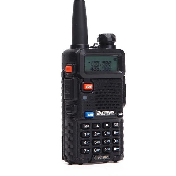 Портативна радіостанція Baofeng UV-5R 5W USB-C Li-Ion акумулятор 1800 mAh (Чорний) 722074 фото