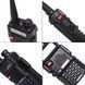 Портативна радіостанція Baofeng UV-5R 5W USB-C Li-Ion акумулятор 1800 mAh (Чорний) 722074 фото 7