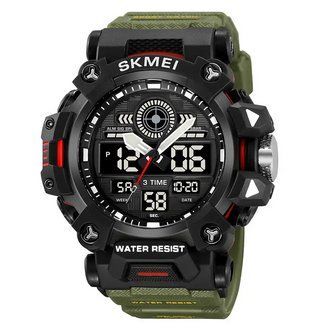 Чоловічий спортивний наручний годинник Skmei 2226 Зелений 7183912 фото