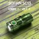 Фонарик Sofirn SC13 диод Luminus SST40 6500K 1300лм 217м type-C с аккумулятором на 1100mAh Зеленый 7199281 фото 10