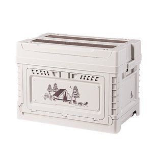 Похідний складний ящик-контейнер Naturehike CNH22SN019 50л + 5л (Світло-сірий) 703522 фото