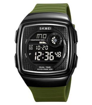 Чоловічий наручний водостійкий годинник Skmei 2208 (Зелений) 7187322 фото