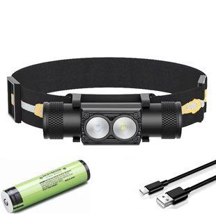 Налобный фонарь с синим светом Sofirn H25LR 800лм USB-C (аккумулятор 18650 на 3000 мАч) 718297 фото