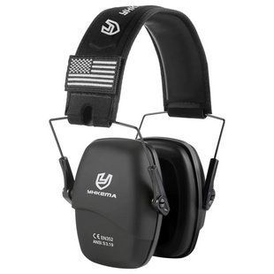 Тактические наушники c шумоподавлением Yhkema NRR 25dB (Черный) 722245 фото