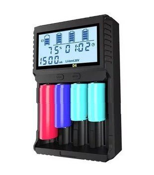 Зарядний пристрій Yonii D4 Plus LCD для акумуляторів (4 канали) 800913 фото