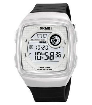 Чоловічий наручний водостійкий годинник Skmei 2208 (Білий) 7187323 фото