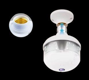 Камера відеоспостереження Wi-Fi IP 4MP Ultra HD 360&deg; + LED-підсвітка (Білий) 722006 фото
