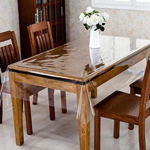 Мягкое стекло Силиконовая защитная скатерть для стола и мебели Soft Glass (3.1х1.0м) толщина 2.0мм Прозрачная 1470072 фото