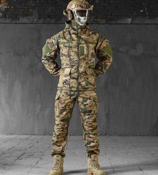 Військовий чоловічий костюм (куртка + штани) Rehydration ВТ6393 SoftShell (розмір XL) Мультикам 7120856 фото