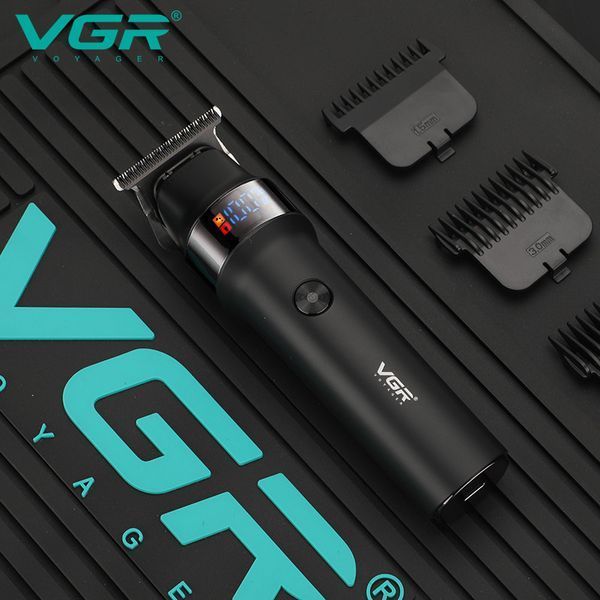Беспроводной триммер для бороды и усов VGR V-987 (4 насадки) Черный 719252 фото