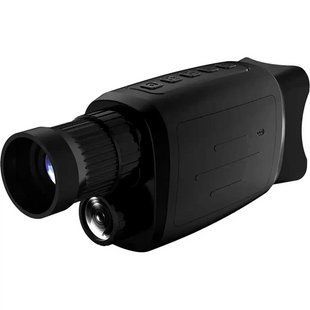 Цифровий монокуляр із нічним баченням AC300 16x 850нм 150-1000 м з інфрачервоною підсвіткою і записом Чорний 719655 фото