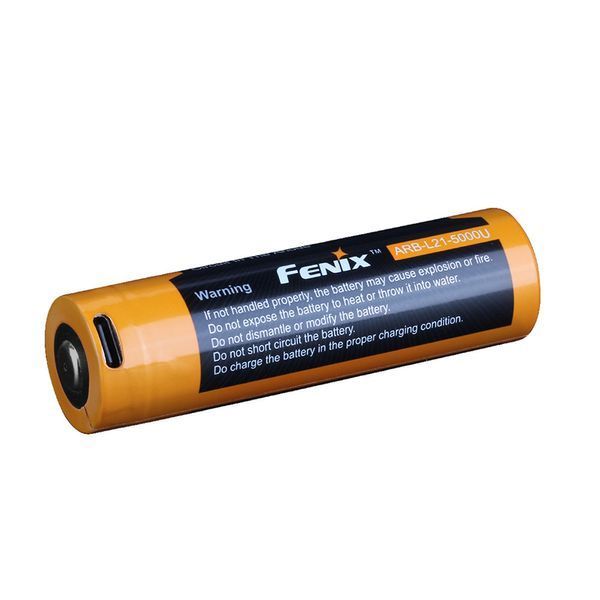 Акумулятор 21700 Fenix ARB-L21-5000U usb Type-C зарядка ARB-L21-5000U фото