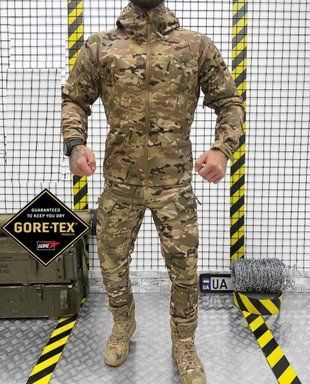 Армійський демісезонний костюм Softshell (куртка та штани) Мультикам M 9003325 фото