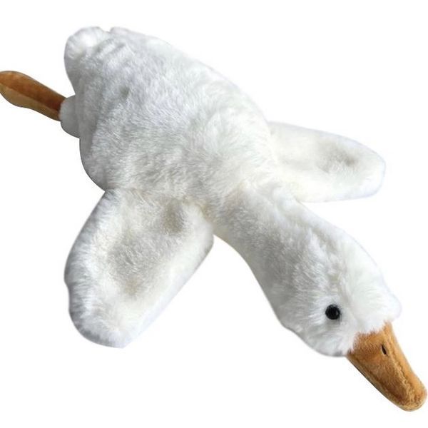 Плюшевая игрушка Гусь обнимашка подушка 50 см (Белый) 900750 фото