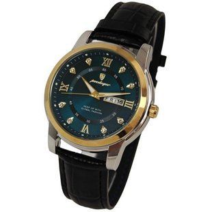 Чоловічий наручний класичний годинник Poedagar Unique Men Leather Deluxe (2 ремінці) 719408 фото