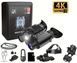 Бінокулярний прилад нічного бачення Z9158 8X 4K (до 600 м) FHD HD 850 м з кріпленням на шолом Wilcox L4G24 (Метал) 719484 фото 10