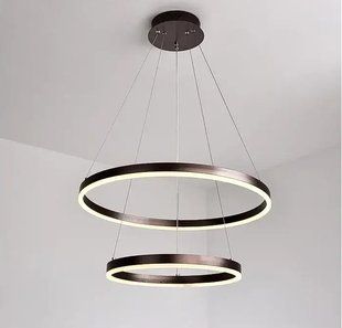 Люстра світлодіодна Олімпія PJ812 Coffee 60+80см 7037412 фото