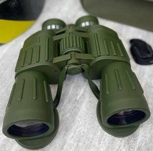 Десятикратный бинокль Seeker Army 10x50WA (Оливковый) 078181 фото