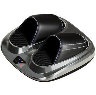 Массажер для ног Benbo HG-01-lux 36W роликовый массаж, компрессия, вибрация, подогрев Черный 719453 фото