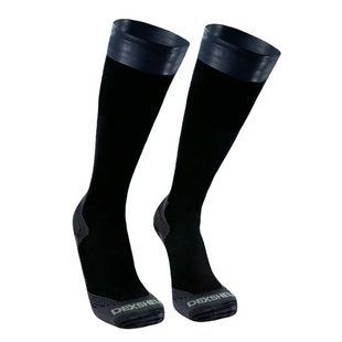 Водонепроникні шкарпетки гольфи Dexshell Wading Pro Socks (Чорні) розмір M (39-42) 7122263 фото