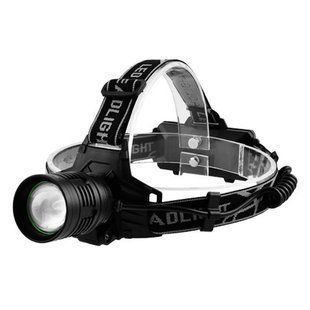 Налобный мощный фонарь T81-P50 LED + zoom + microUSB + 2х18650 + 4 режима 81507 фото