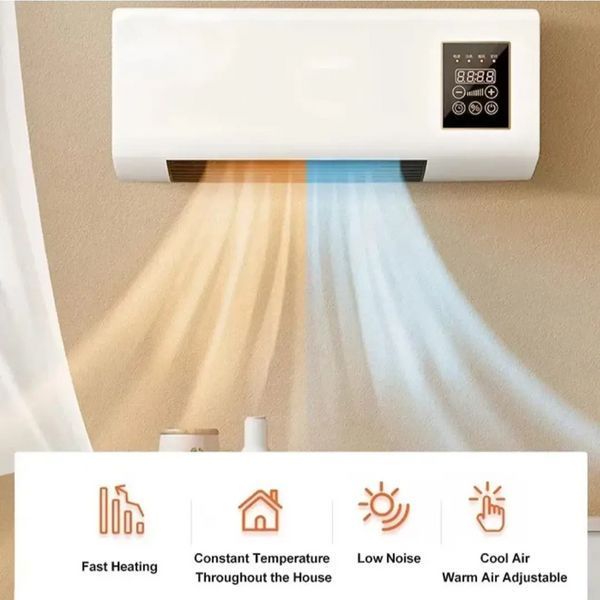 Настінний мобільний кондиціонер Alfarid Wall Mounted Mobile Air Conditioning 1500 Вт 42x19x13 см Білий 719874 фото