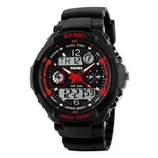 Чоловічий наручний годинник Skmei S-Shock 0931 Червоний 1229781 фото