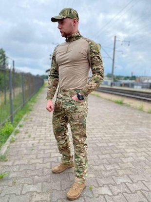 Бойовий комплект (костюм сорочка УБАКС і штани) Мультикам XXL 55077 фото