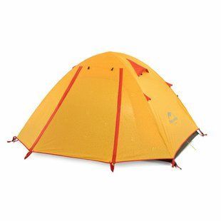 Двухместная кемпинговая палатка Naturehike P-Series NH18Z022-P 210T 65D (Оранжевая) 7121392 фото