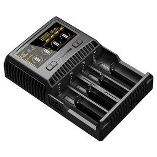 Зарядний пристрій Nitecore SC4 (для акумуляторів Ni-Cd Ni-Mh Li-Ion IMR LiFePO4) 220V-12V 900646 фото
