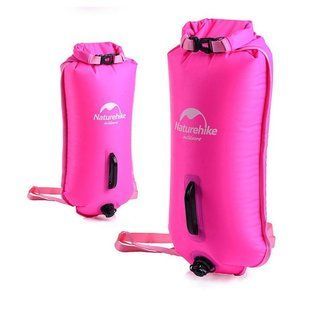 Гермомешок буй Naturehike NH17S001-G 18л с хомутом (Розовый) 7035411 фото