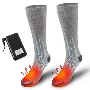 Шкарпетки з підігрівом ZBHSWZ03 з блоком живлення 5000mAh 38-44р. (Сірий) 712452 фото