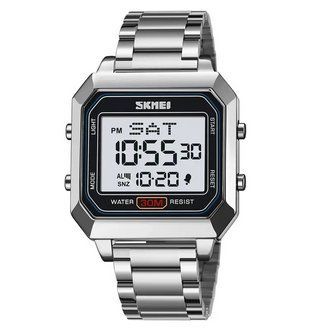 Мужские спортивные наручные часы Skmei 2149 (Серебристый) 7183981 фото