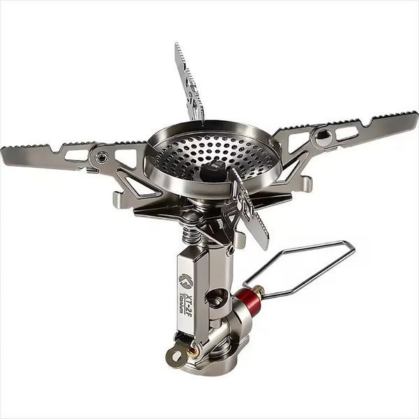 Походная газовая горелка Campingmoon XT-2F 3300Вт с чехлом (титановая) 722201 фото