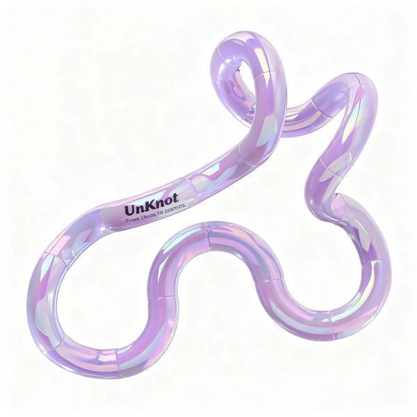 Игрушка-антистресс гибкая UnKnot (Лавандовый) 719913 фото