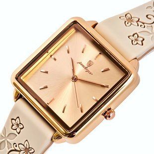 Жіночий наручний годинник Poedagar Annet Beige (2 ремінці) 719734 фото