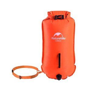 Гермомешок буй Naturehike NH17S001-G 18л с хомутом (Оранжевый) 7035411 фото
