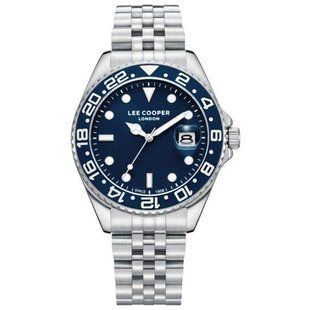 Мужские наручные водостойкие часы Lee Cooper Daytona (Синий) 7182611 фото